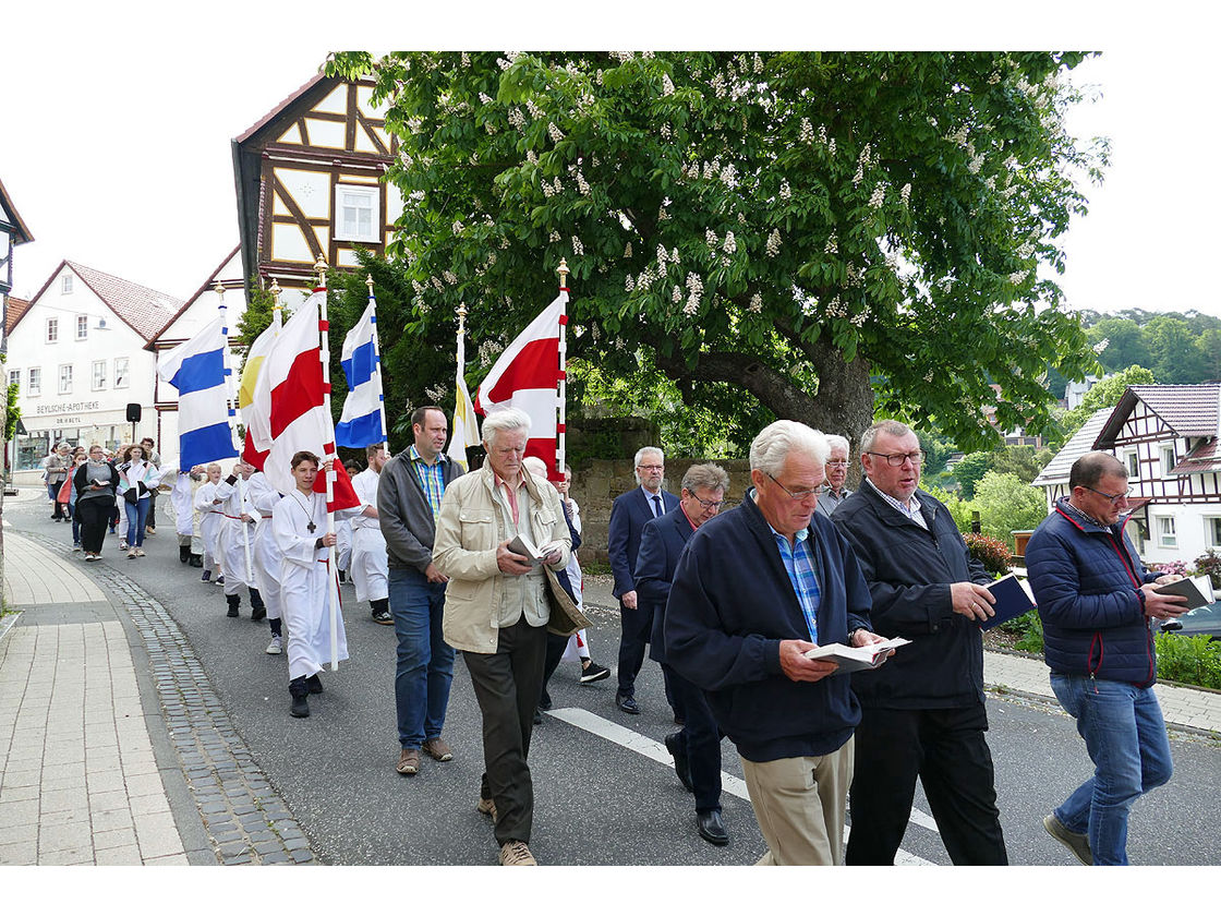 Bittprozession an Christi Himmelfahrt (Foto: Karl-Franz Thiede)